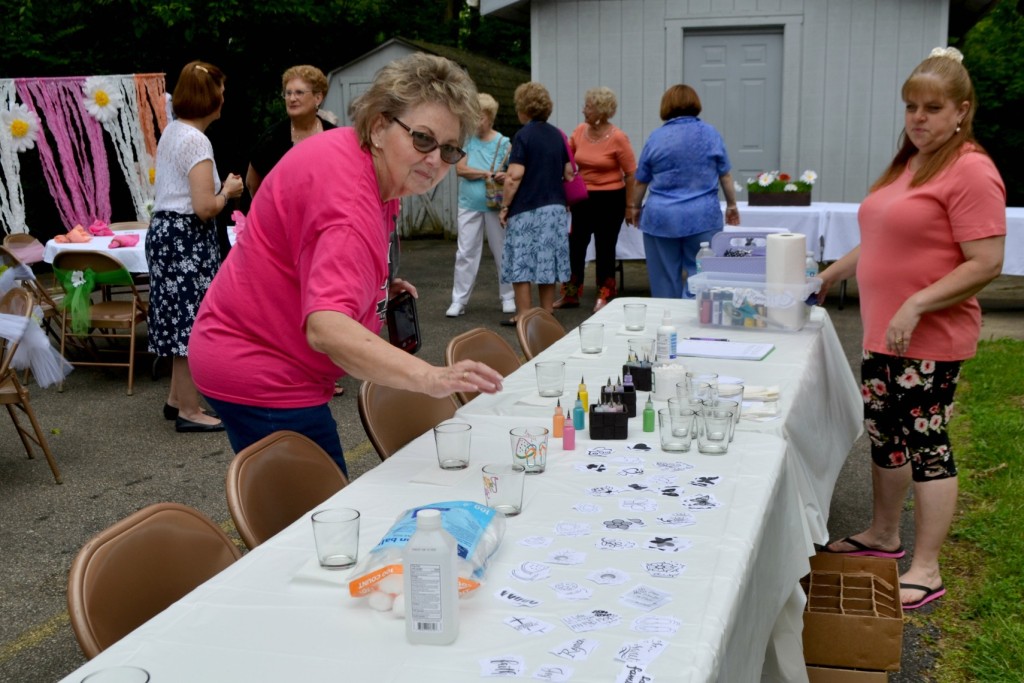 bloom glass painting